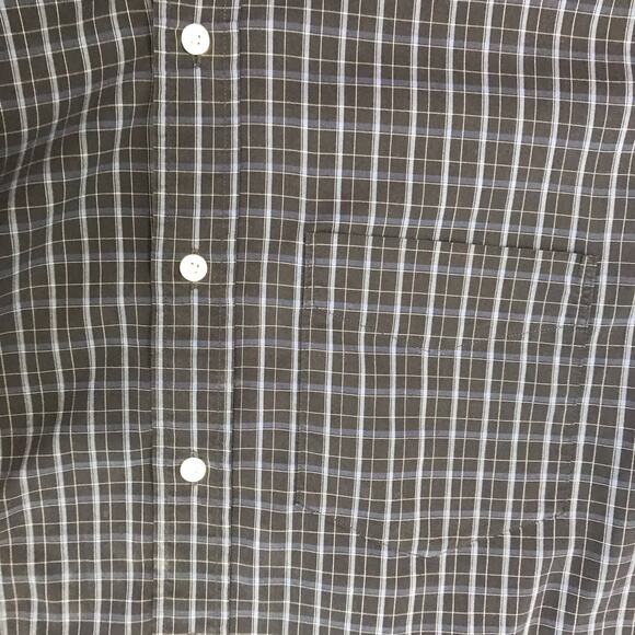 Blue Plaid Nautica Button Down Shirt - Picture 3 of 8